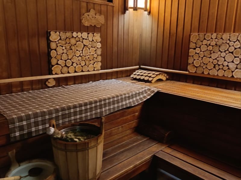 Парная с полками — баня На Вершине Раздолья, Анапа